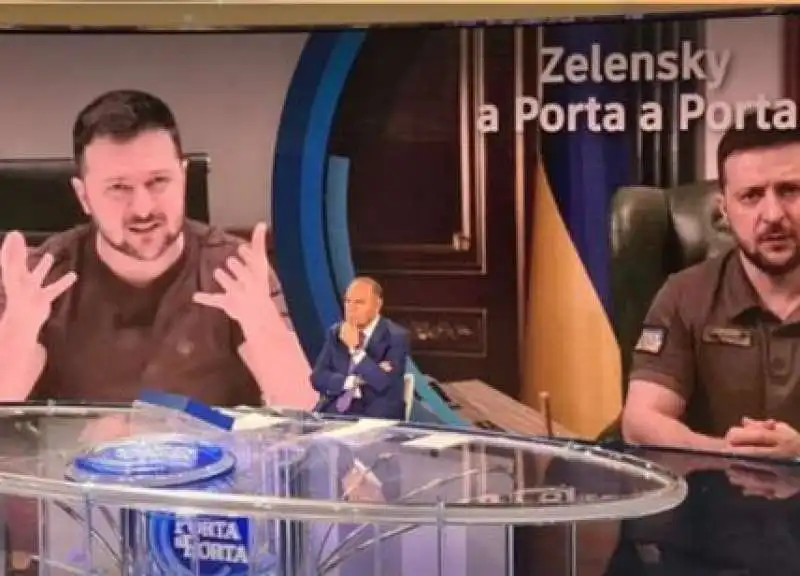 ZELENSKY E BRUNO VESPA 