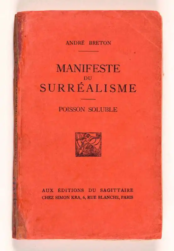 andre breton manifeste du surrealisme. poisson soluble