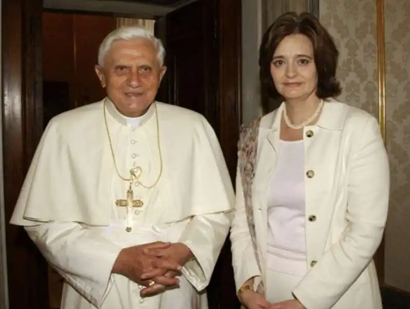 cherie blair con papa benedetto xvi