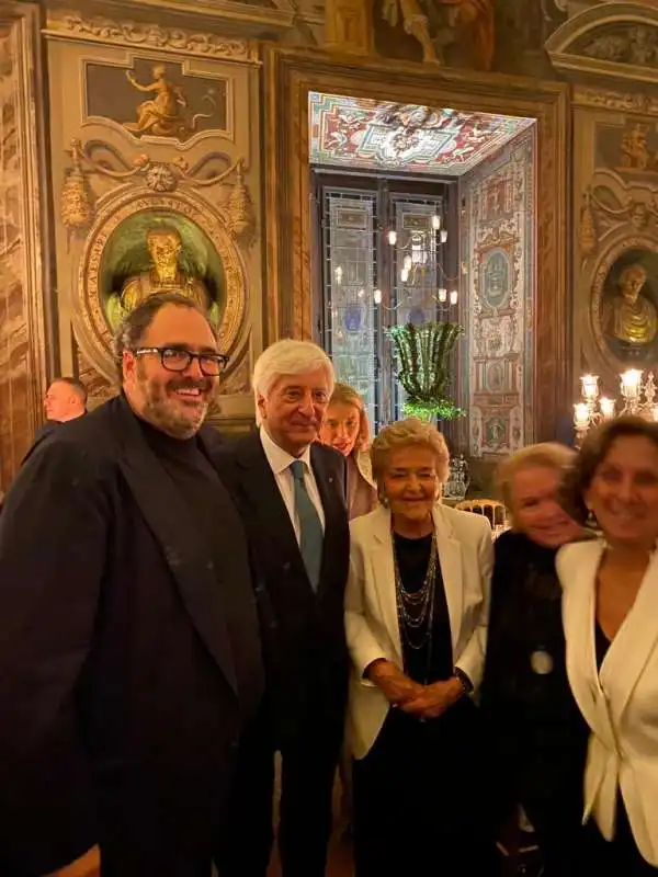 compleanno di salvo nastasi salvo nastasi ugo zampetti elisabetta belloni maddalena letta daniela memmo 