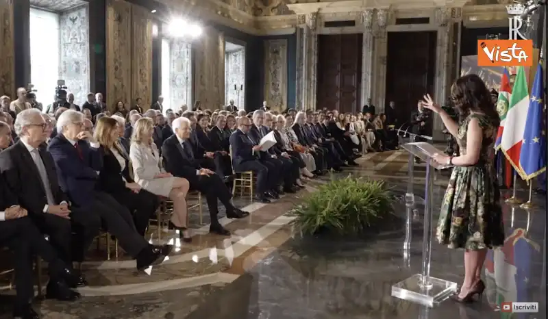 discorso di geppi cucciari davanti a sergio mattarella 