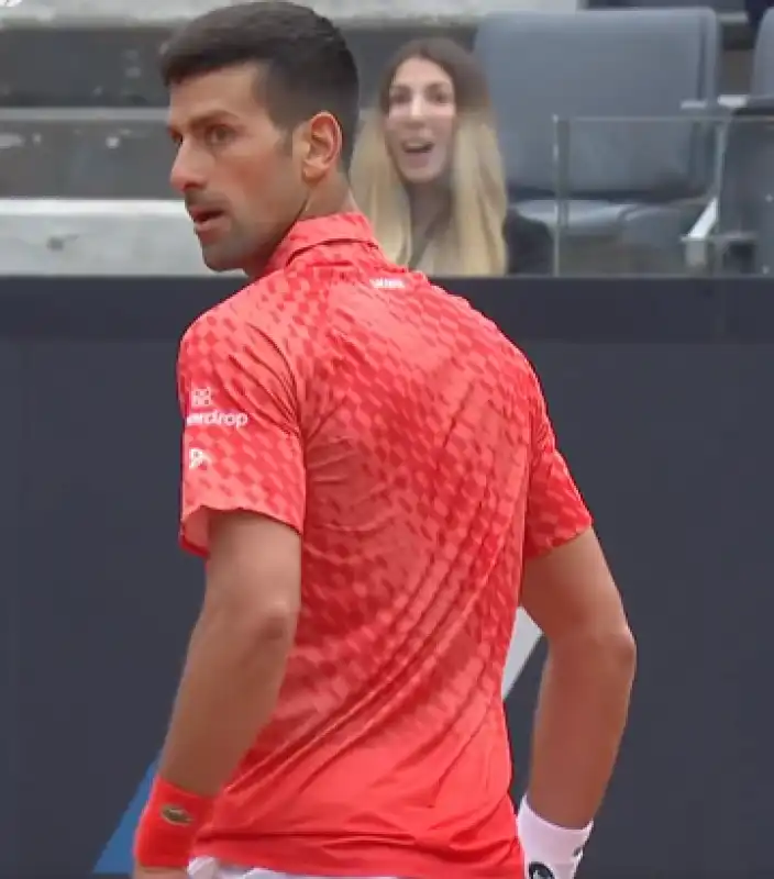 djokovic occhiataccia a norrie