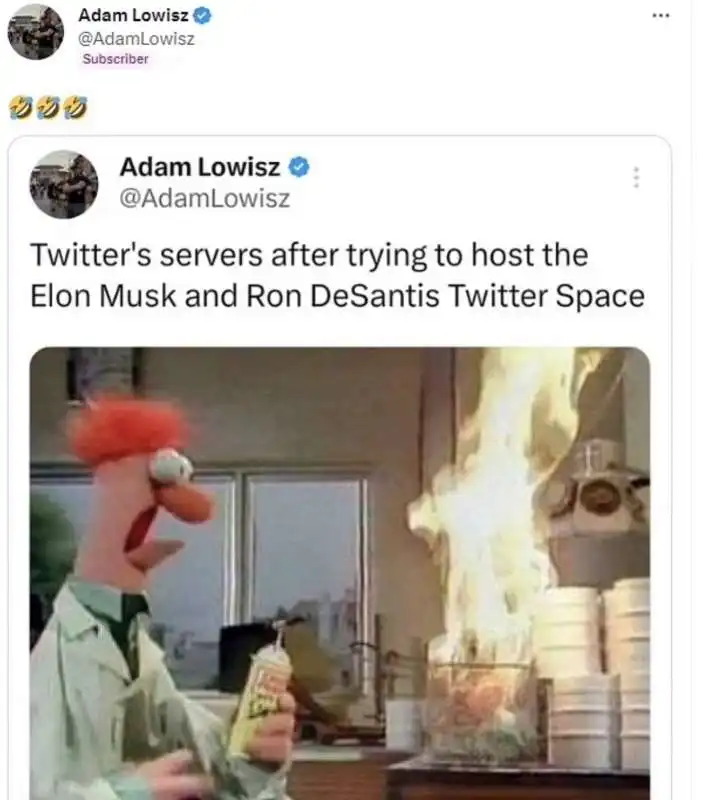 elon musk e ron desantis meme 2 