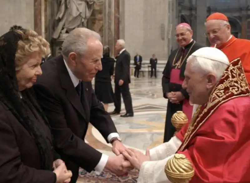 franca pilla carlo azeglio ciampi papa ratzinger