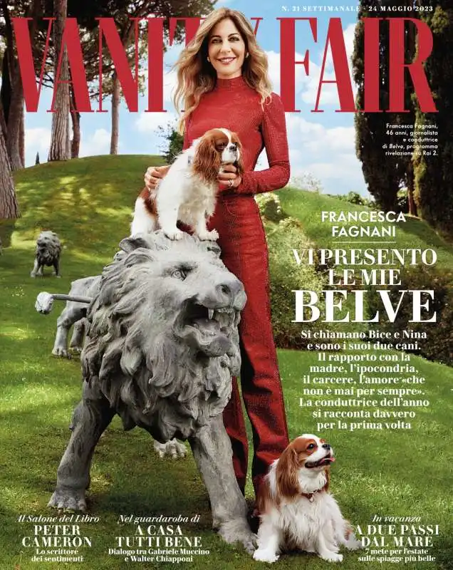 francesca fagnani in copertina su vanity fair 