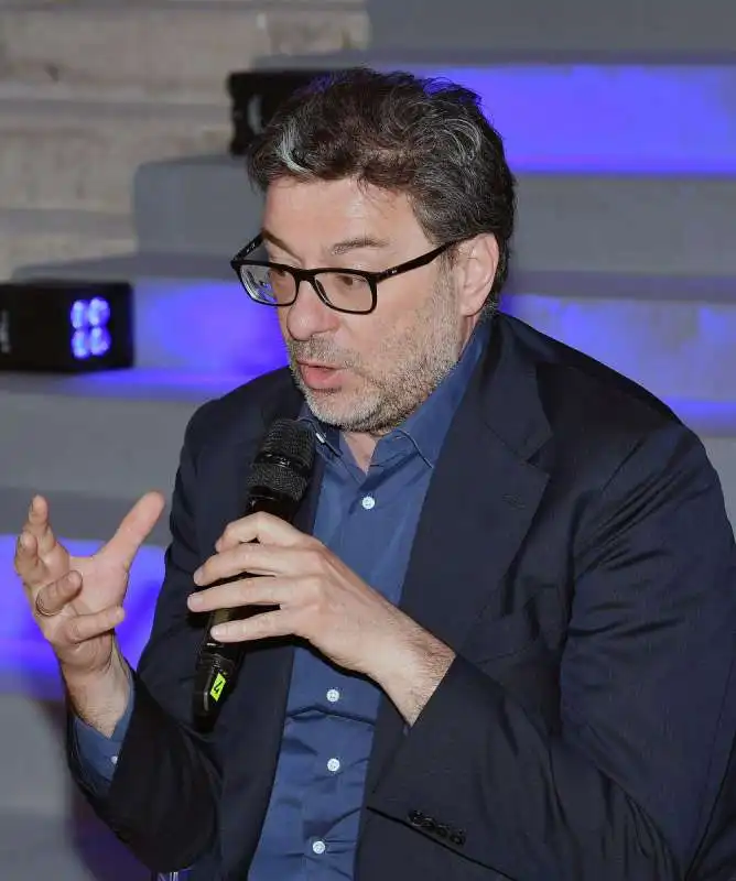 giancarlo giorgetti  foto mezzelani gmt 325 