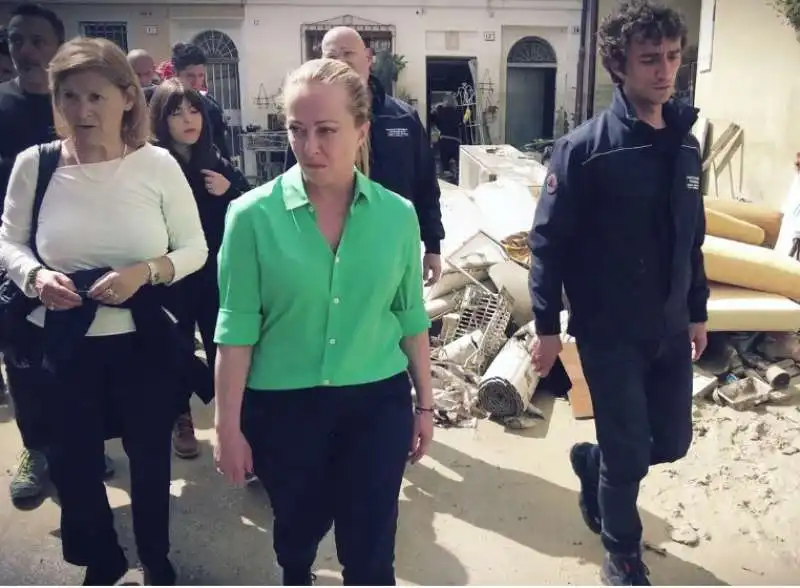 GIORGIA MELONI IN VISITA NELLE ZONE ALLUVIONATE