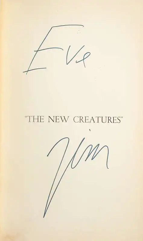 jim morrison the new creatures dedica a eve babitz