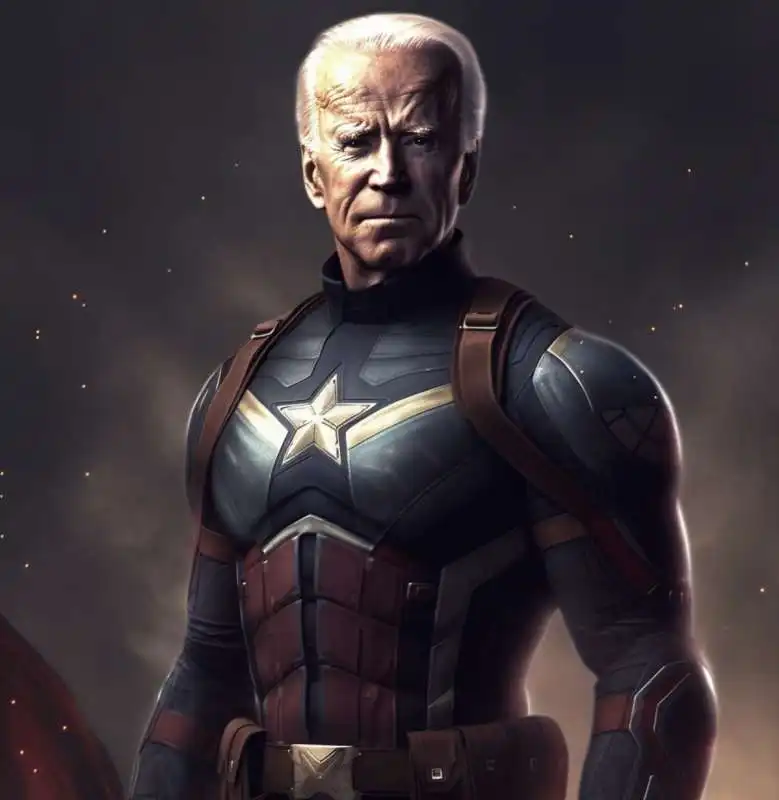 joe biden captain america   immagine realizzata con l intelligenza artificiale midjourney   3