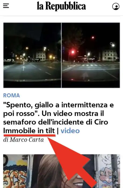 la repubblica e ciro immobile in tilt