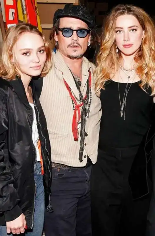 lily rose depp johnny depp amber heard 