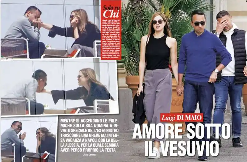 luigi di maio e alessia d alessandro in vacanza a napoli   foto chi   1