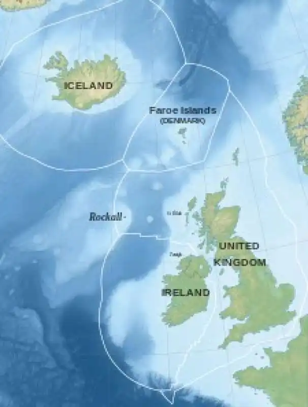 mappa dello scoglio rockall