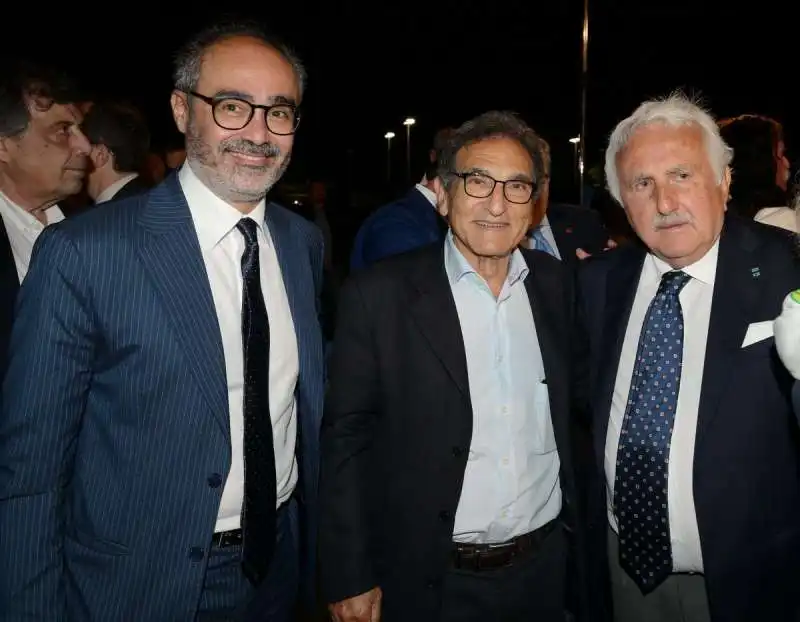 massimo giuliano  titta grassi  ettore viola  foto di bacco