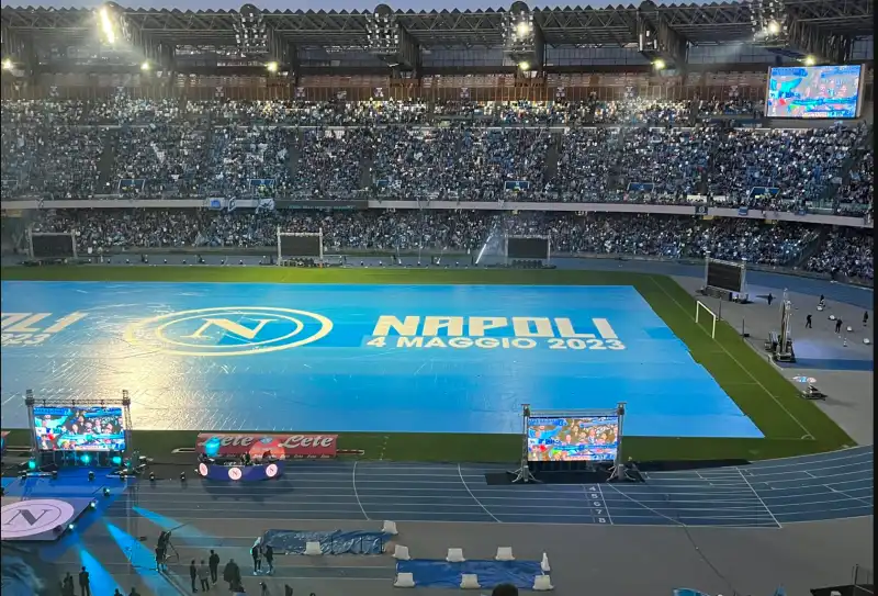 napoli festa scudetto stadio maradona