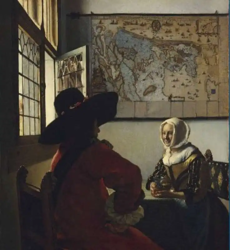 officer and laughing girl   johannes vermeer