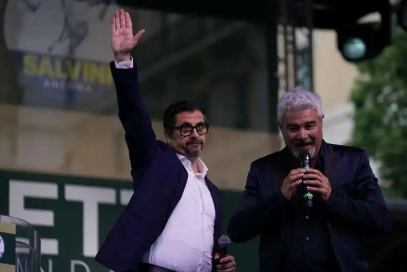 pino insegno con daniele silvetti candidato sindaco a ancona