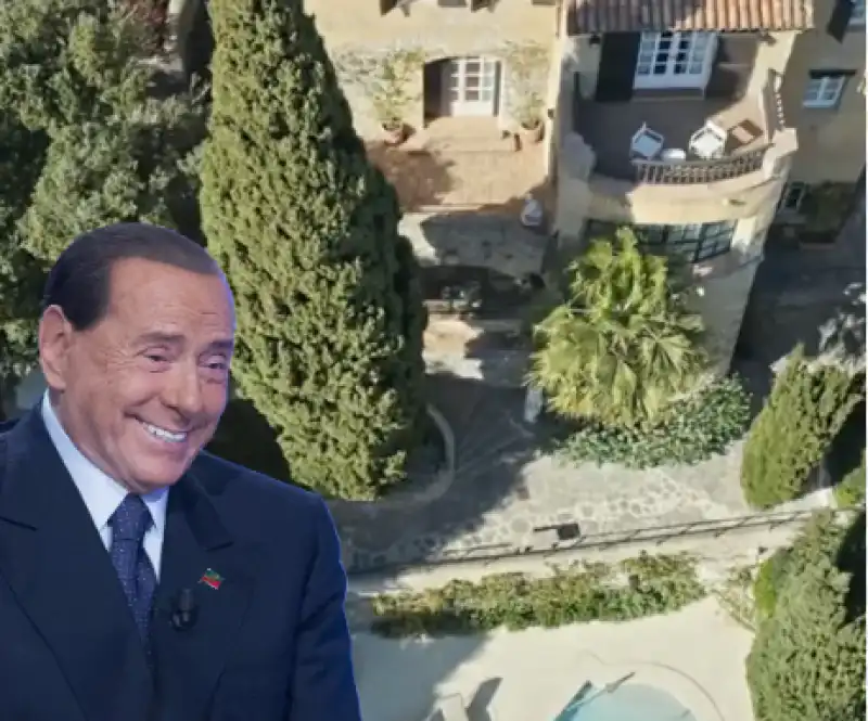 silvio berlusconi villa costa azzurra