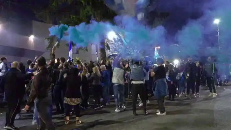 TIFOSI DEL NAPOLI A UDINE