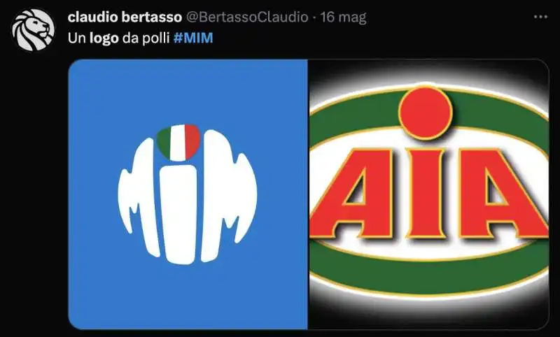 tweet sul nuovo logo del mim   ministero dell istruzione e del merito    7