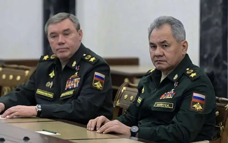 valery gerasimov sergei shoigu 