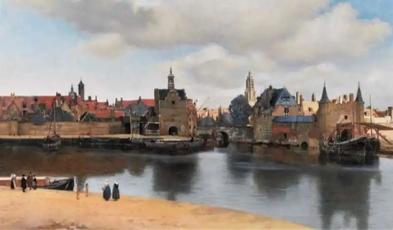 veduta di delft   johannes vermeer