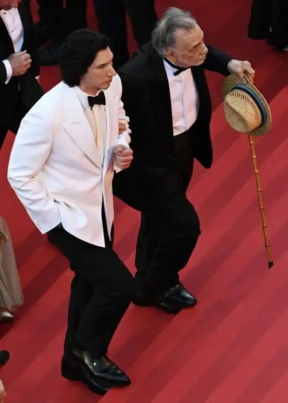 adam driver e francis ford coppola a cannes