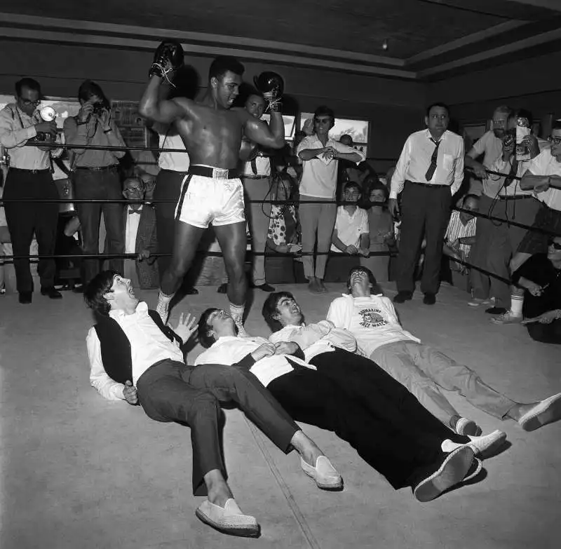 beatles cassius clay ph harry benson