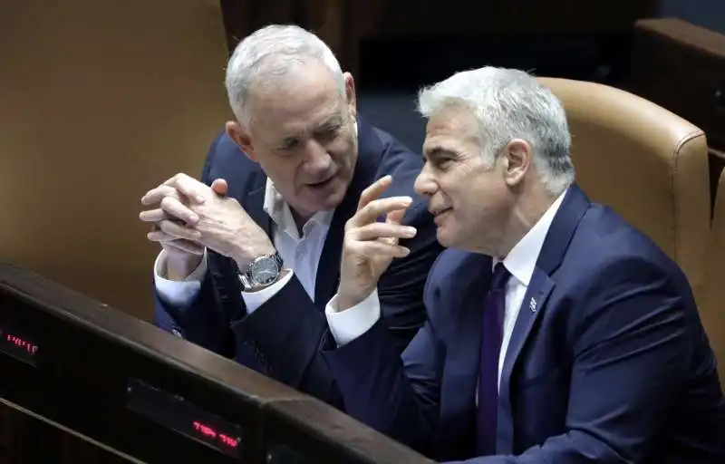 benny gantz   yair lapid   