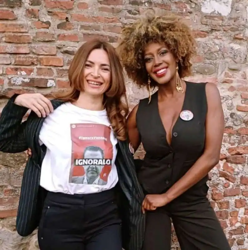 camelia vannacci con sylvie lubamba