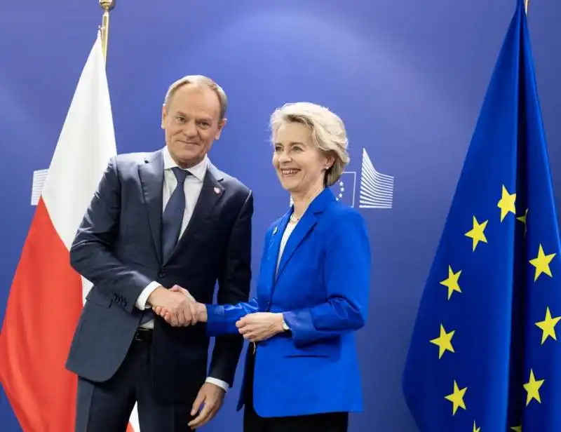 DONALD TUSK - URSULA VON DER LEYEN