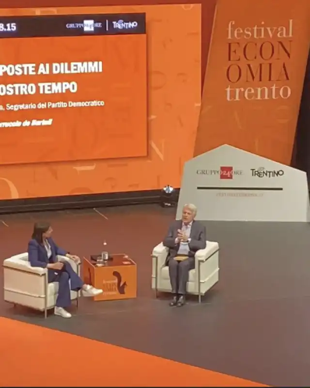 elly schlein ferruccio de bortoli -  festival economia trento 