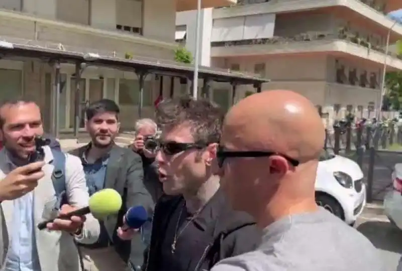 fedez al tribunale di roma