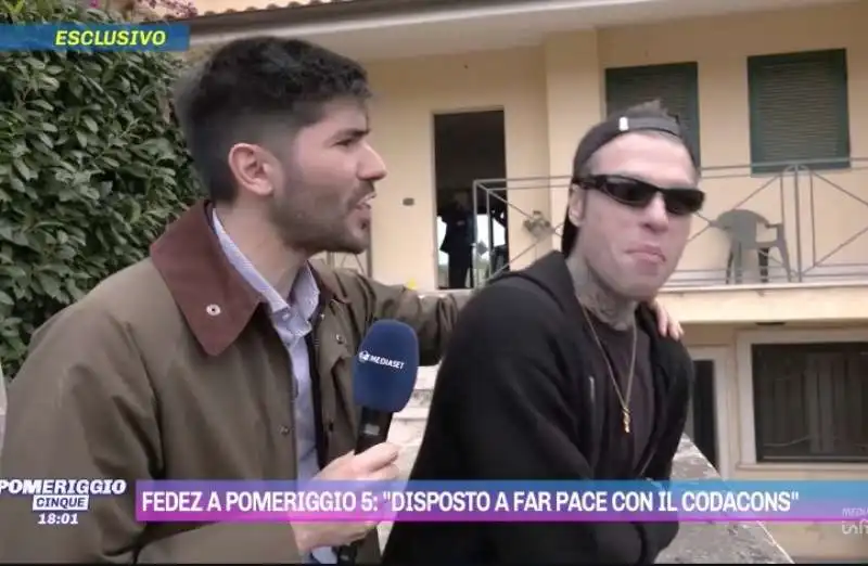 FEDEZ- POMERIGGIO CINQUE