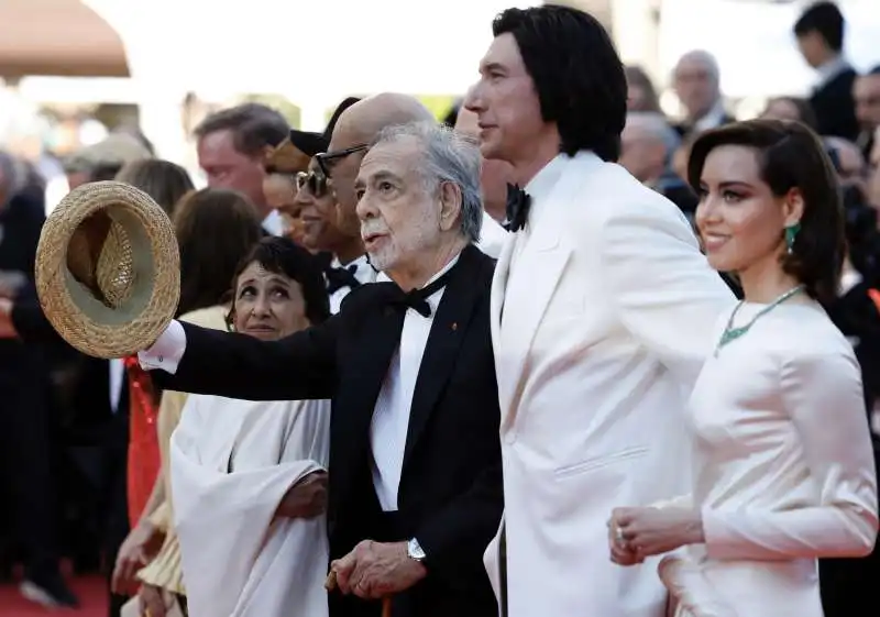 francis ford coppola   adam driver   aubrey plaza   cannes