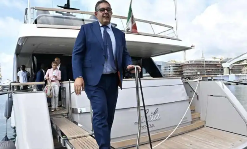 GIOVANNI TOTI SULLO YACHT LEILA DI ALDO SPINELLI