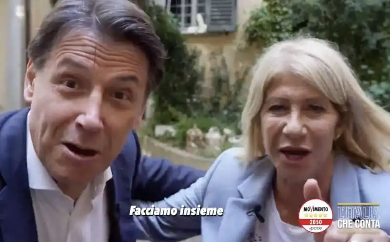 giuseppe conte   carolina morace  3