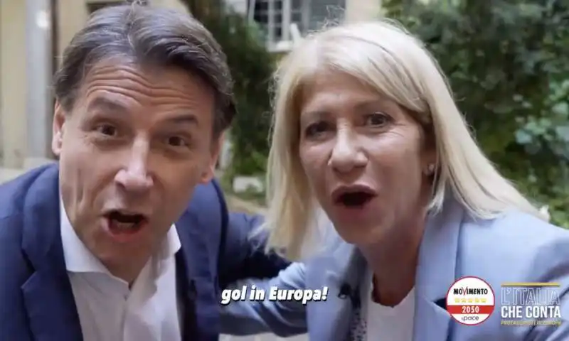 giuseppe conte   carolina morace  4