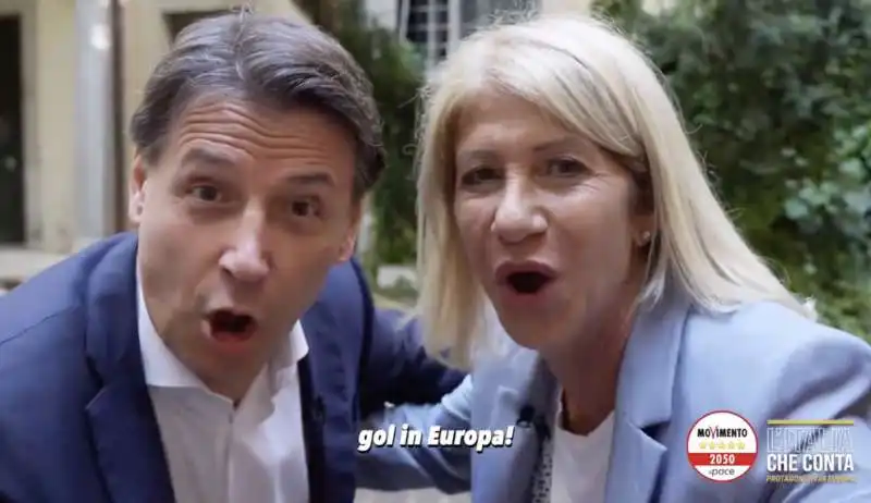 giuseppe conte   carolina morace  5