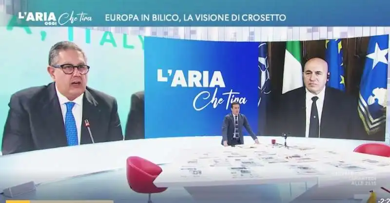 guido crosetto sul caso toti - l aria che tira