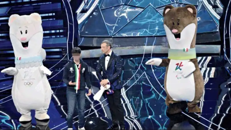 I DUE LOGHI PER LE OLIMPIADI DI MILANO CORTINA - TELEVOTO A SANREMO