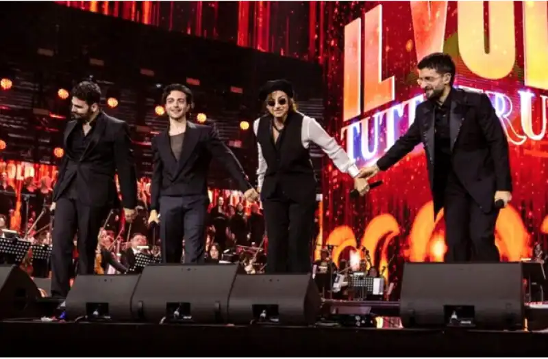 il volo all'arena di verona con gianna nannini