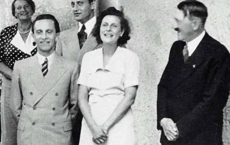 JOSEPH GOEBBELS LENI RIEFENSTAHL ADOLF HITLER