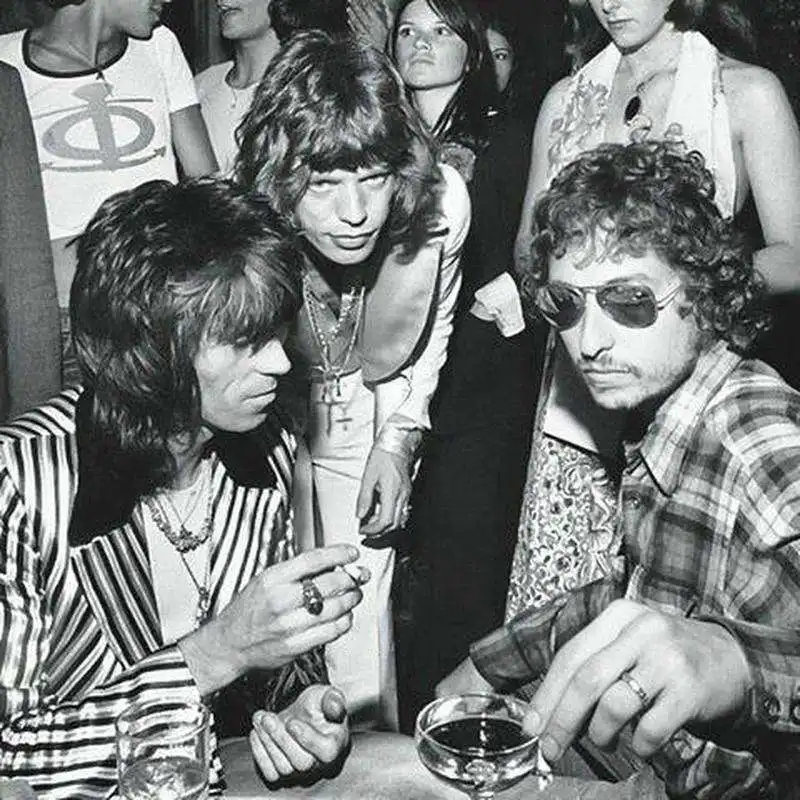 keith richards mick jagger bob dylan