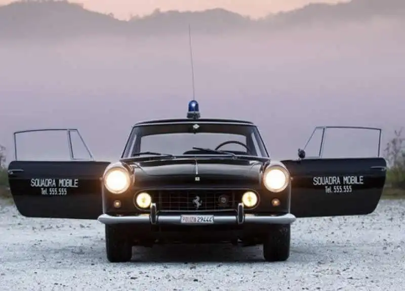 La Ferrari 250 Gte 1962 della Polizia 