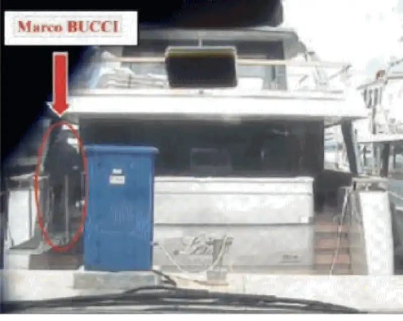 marco bucci sullo yacht di spinelli