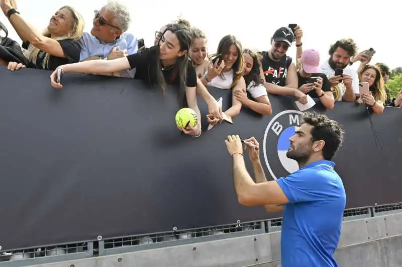 matteo berrettini in allenamento foto gobbi gmt185