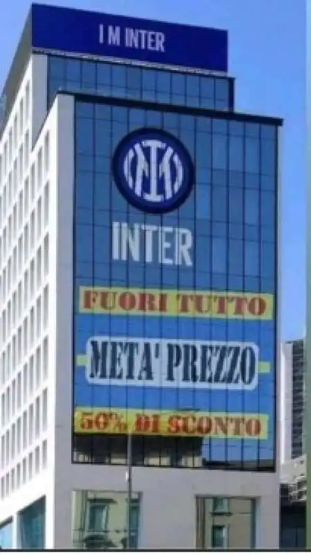 meme sul passaggio di proprieta dell'inter al fondo oaktree  