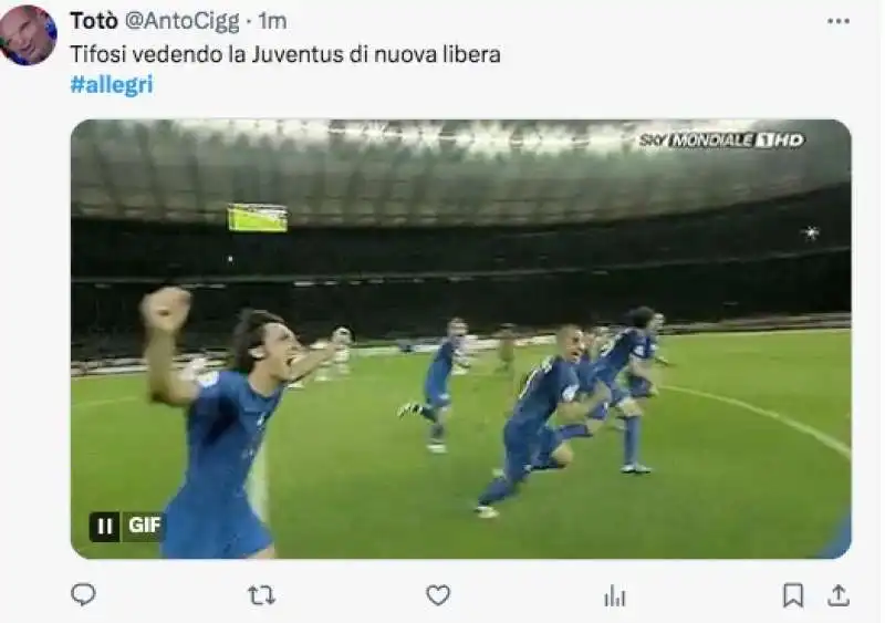 meme sull'esonero di max allegri 7