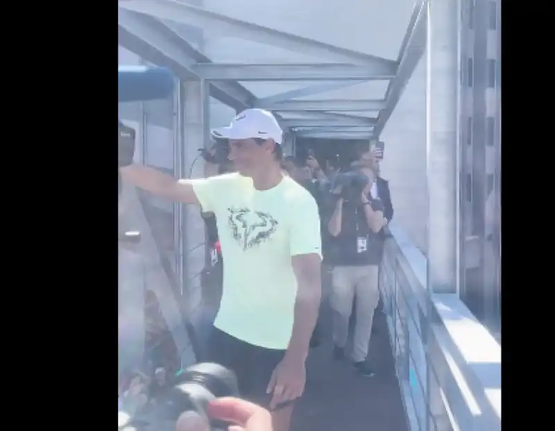 NADAL E L'OVAZIONE DEL FORO